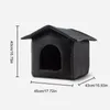 Meubles de lits pour chats étanche extérieurs pour animaux de compagnie épaissis de la tente épaissie du lit de cabine abri au chenil porteur de voyage portable 9923965