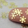 Nail Art Kits 100 Pcs/Set Snowflake Nails Decoration Stickers Metal Alloy Wheel 3D Tips Rivet Studs OA66