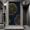 Nero Oro Anello Annuale Poster Stampe Su Tela Immagini di Arte Della Parete per Soggiorno Astratta Cuadro Modern Home Decor Pitture Murali3004