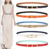 echt leer damesmode dunne riemen trui jurk jassen lederen riem dubbele gezicht taille riem A03608137