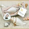 10pcs / lot Creative Conch Ouvre-bouteille Summer Beach Romantique Faveurs De Mariage Cadeau Pour Invité Fête Anniversaire Fournitures Décorations AL8841