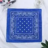 Hot Selling 12PCS DIY Handgjorda Graffiti Bomull Färgglada Handkerchiefs Multi Färg Mode Designer 30 * 30cm Servetter Utomhus Tryckt Headscarf