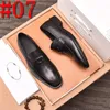 A1 Scarpe eleganti da uomo d'affari in vera pelle di alta qualità Scarpe oxford a punta in pelle verniciata retrò per uomo Taglia Plus Size 39-45