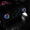 Couvercle d'anneau de bouton de commande de chaleur AC de voiture, 2 pièces, pour Ford Focus 3 MK3 2014 2015 2016 2017 Sedan ST, accessoires 1894264