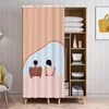 Kitchen Bedroom Cabinet Curtain Sundries Shade Door Curtains Dustproof Cloth Flannel Fabric Window Partition Short & Drapes