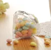 Party Gifts 9*9cm Clear Large Plastic Diamond Candy Boxes Wedding Favor Box Candys Holders Banquet Giveaways SN3873