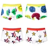 4 pcs/pack enfants boxeurs garçon belle étoile enfant en bas âge bébé sous-vêtements dessin animé impression culotte mode adolescent enfants vêtements 210622