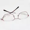 Strass metaal heldere oogglazen frame transparante pure titanium mode ijskoud vintage brillen mannen en dames zonnebrillen frames