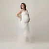 Robes de maternité en tulle châle pour séance photo sexy fantaisie grossesse maxi robe élégance longue femme enceinte photographie accessoires 2021 x0902