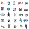 50 PCS Mixed Graffiti Car Stickers Waterproof Ski Sports For Skateboard Laptop Fridge Helmet Pad Bicycle Bike Motorcycle PS4 book Guitar Pvc Decal