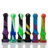 Silicone Nectar Collect with 14mm Gr2 Dym Tip Titanium Mini NC Bird Dab Słomiany Silikon Pipe Rigns Nector Concentrat Kit DHL