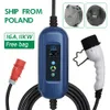 11KW EV Tipo 2 3 Fase 16A IEC 62196-2 Cee Plug Portátil Veículo Elétrico Carro Evse Charging Station Charger