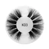 Natural Long Fluffy Mink Eyelashes Embalagem em casos Atacado 12 estilos para escolha super cabelo suave luz como ar e confortável presente de maquiagem de pestanas falsas