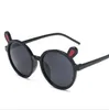 Miúdos Óculos de Sol Adorável Orelha Do Urso Orelha Redonda Sunglass Festa Favor Transparente Dos Desenhos Animados Sol óculos Crianças Praia Eyewear Kid Acessórios WMQ681