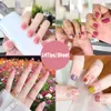 Tips/Sheet Full Cover Wraps Nail Polish Stickers Flower Designs Glitter Powder DIY Self-Adhesive Art Decoration & Decals