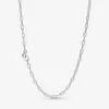 High Polishing 100% 925 Sterling Silver Link Chain Necklace Fit European Pendants and Charms Fine Wedding Jewelry Gift