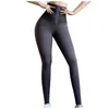Yoga Outfit Collant a vita alta Leggings sportivi Pantaloni da body building da donna con cintura e retrazione dell'addome 2022