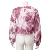 Cotton Tie Dye Kvinnor Sweatshirt Hoodie Sexig V-Neck Långärmad Vår Höst High Street Kvinna Pullovers Plus Size M30705 210526