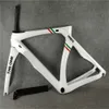 30 färger rb1k den ena italienska mästaren rahmenset vit kol cykel racing cykelväg komplett cykel med 105 R7000 Groupset