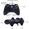 USB проводные игровые контроллеры GamePad Joystick Game Pad Double Motor Shock Conventer для ПК / Microsoft Xbox 360 без розничной коробки DHL быстро