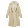 Trench da donna Cappotto Donna Autunno Inverno Velluto Lungo Capispalla da donna Giacca a vento Abiti di moda 2022 Donna e giacca