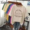 T-shirts graphiques Femmes Summer Candy Couleurs Casual T-shirt Mode Manches courtes Top Harajuku Pur Coton O-Cou Femelle 210514