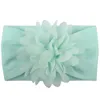 Soft Nylon Bebê Headbands Chiffon Floral Recém-nascido Desenhista Headband Princesa Designer Headbands Meninas Bandas de Cabelo Menina Acessórios de Cabelo 178 B3