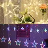 138pc Mini Led Light &12pc Star Shaped LED Fairy String s Battery Operated Holiday Christmas Party Wedding Decor Y0720