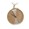 Настенные часы Роскошные тихие часы Nordic современный дизайн Золотой безмасштабная Античная Европейская гостиная Reloj de Pared Home Decor ZP50BG