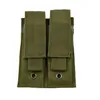 Airsoft Molle System Tactical рюкзаки Pistol двойной журнал Most Colle Clip 9 мм военный камуфляж MAG держатель мешок охотничьи аксессуары