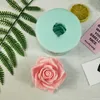 3D schöne Blume Rose Silikonform Blumenstrauß von Rosen Seifen Seife s Clay Harz Gips Schokoladenkerze 210721