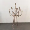 decoration Handmade Gold Silver Candles Stand Wedding Centerpiece Metal no Crystal candle stick holders candlebra wedding centerpieces candlestick holder