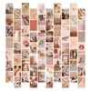 Vägg klistermärken estetiska för tjejer gåva diy vardagsrum konst vykort bild hem inredning collage kit bakgrund rektangel sovsal
