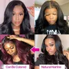 Hd Lace Frontal Wig 13x6 180% Brazilian Body Wave With Baby Hair Transparent Front Human Wigs