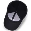 Rengör justerbar hatt vuxen spänne stängning pappa sport golf mössa svart för liga baseball team2226216