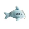 Cartoon Animal Mini Shark Plush Fyllda Key Chains Toys Keychain Bag Pendant Kids Gifts