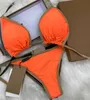 여성 섹시한 비키니 속옷 여름 디자이너 수영복 편지 패션 레이디 수영복 투피스 수영복 고품질