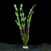 37 cm künstliche Unterwasserpflanzen Aquarium Aquarium Dekoration grün lila Wasser Gras Betrachtung Dekorationen EWF7608