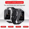 Smart Watch DZ09 SmartWatch con tarjetas SIM Slot Sport Fitness Tracker Bluetooth Presión arterial Monitor de ritmo cardíaco para iOS Android