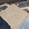 Raffia Tygväska Mjuk Designer Handväska Kvinnor Stora Tygväskor Modebok Shopper Designers Handväskor Dam Shopping Axelväska