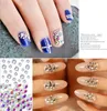 Decorazioni glitterate per nail art Strass piatto 12 taglie 1440 pezzi / pacco SS3-SS50 Strass AB stellato per unghie 3d Flatback Glass Strass Fascino di cristallo non hotfix