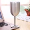 10 Unzen Becher Tumbler Stianless Steel Rotwein Becher Glas 11 Farben doppelwandige isolierte Metallbecher mit Deckel Tumblers YFA2124 100 Stück