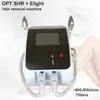 OPT machine d'épilation au laser ipl rf équipement de beauté rajeunissement de la peau dispositif de traitement de pigmentation elight 2 poignées 600000 coups