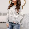 Swetery kobiet świąteczny sweter z dzianiny na kobiecie odzież w Europie i Ameryce Autumn Winter 2021