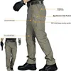 Pantaloni da uomo Pantaloni tattici estivi da uomo Abbigliamento da lavoro Cargo Cotton Elastic Army Arrampicata durevole