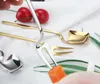 NEWCreative Copper Spoon Fruit Fork and Coffee Stainless Steel 304 Dessert Cup Hangable RRD11336