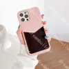 Top Designer Fashion Phone Cases for iPhone 14 13 12 pro max 11 12mini XS XSMAX XR leather cardholder Case Samsung S21 S20 S20P S21973119