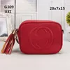 Sole by designer New style Pu small round bag with litchi pattern tassel purse