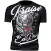 Tiger T-shirt Hommes 2121 Été Manches courtes T-shirt décontracté Summer O-Cou Tops Tees Streetwear Vêtements Plus Taille 4XL 210527