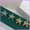 Nuove donne Earreni di gioielli di moda Starfish Designer orecchini da donna da donna per regali per borchie auricolari Designer Gold High Quality D219016F